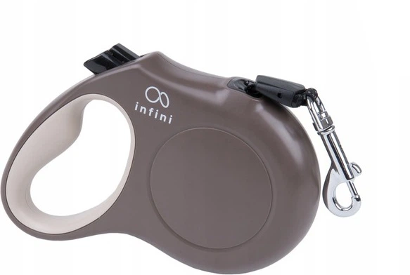 Smycz automatyczna Amiplay Infini Freedom L 5 m Brązowa (5907563279568) - obraz 2