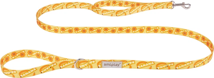 Повідець Amiplay BeHappy XL 150 см Banana (5907563281905) - зображення 1