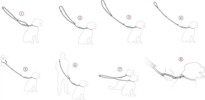 Регульований повідець Amiplay Samba 8 в 1 S 200 - 400 см Зелений (5907563301344) - зображення 3