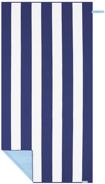 Рушник Spokey CHILL 944835 швидковисихаючий 80 x 160 см Біло-синій (5905339448354) - зображення 1