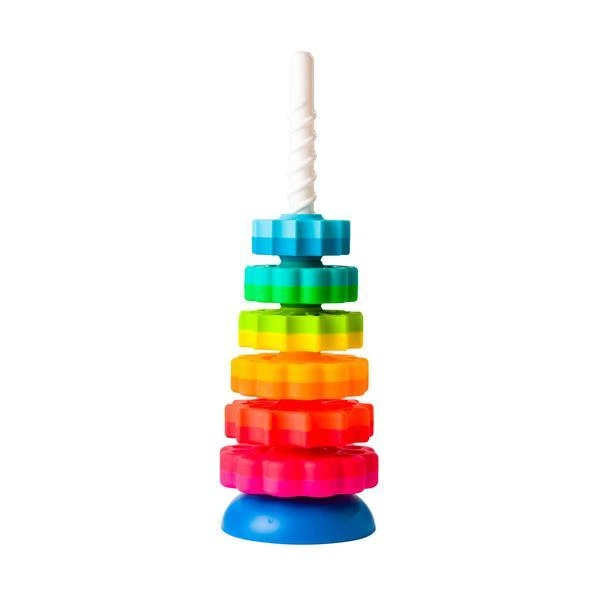 Винтовая пирамидка Fat Brain Toys SpinAgain тактильная (F110ML) - Фото 1 Винтовая пирамидка Fat Brain Toys SpinAgain тактильная (F110ML) - изображение 1