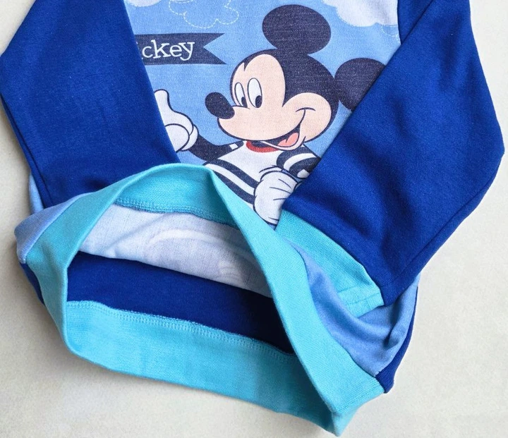 Детская теплая пижама на байке Disney 80 см (12мес) цвет Blue AZUL 348202 - Фото 6 Детская теплая пижама на байке Disney 80 см (12мес) цвет Blue AZUL 348202 - изображение 6