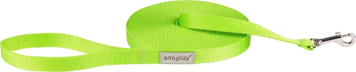 Тренувальний повідець Amiplay Samba S 10 м зелений (5907563301986) - зображення 1