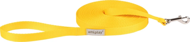 Тренувальний повідець Amiplay Samba M 10 м Жовтий (5907563302099) - зображення 1
