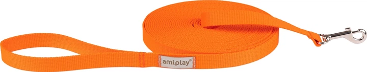 Тренувальний повідець Amiplay Samba L 10 м Помаранчевий (5907563302167) - зображення 1