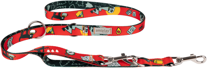 Регульований повідець Amiplay Amik 7 в 1 M 100 - 200 см TravelDog (5907563309142) - зображення 1