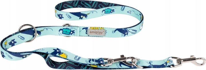 Регульований повідець Amiplay Amik 7 в 1 XL 100 - 200 см OfficeDog (5907563309203) - зображення 1