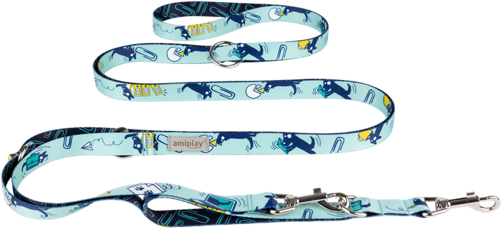 Регульований повідець Amiplay Amik 8 в 1 L 200 - 400 см OfficeDog (5907563309326) - зображення 1