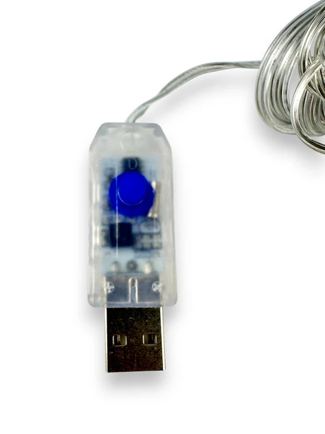 Светодиодная гирлянда штора Copper Wire Flow Lamp USB/Батарейки, теплый свет - Фото 5 Светодиодная гирлянда штора Copper Wire Flow Lamp USB/Батарейки, теплый свет - изображение 5