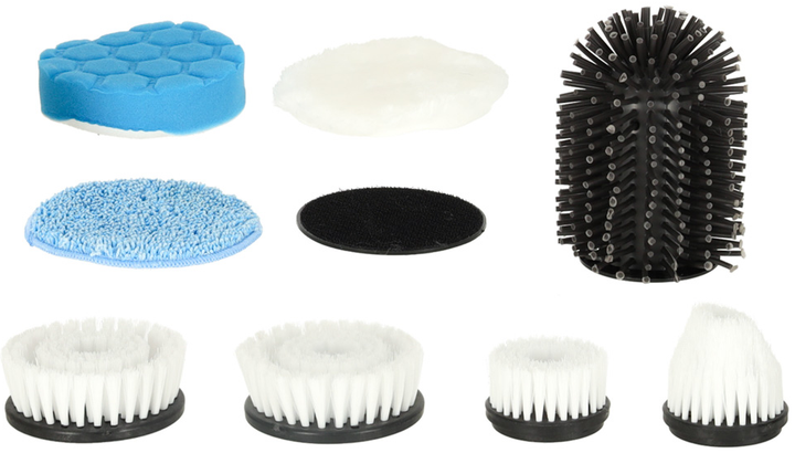 Багатофункціональна електрична щітка KIK для чищення з 9 насадками (5903039762695) - зображення 6