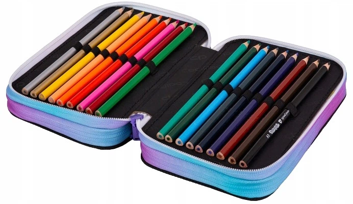 Шкільний пенал з трьома відділеннями Coolpack GALAXY JUMPER 3 з обладнанням - изображение 4