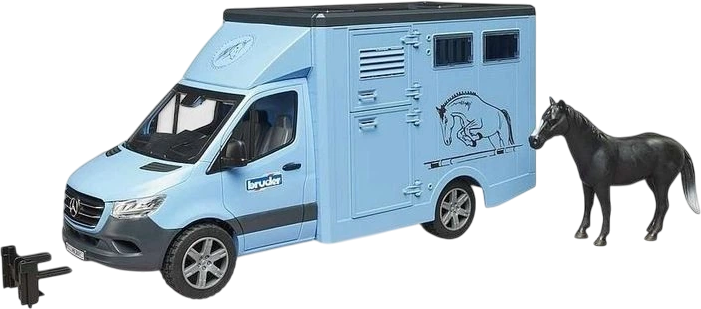 Игровой набор Bruder Автомобиль MB Sprinter для перевозки животных с лошадью (2674_3) - Фото 3 Игровой набор Bruder Автомобиль MB Sprinter для перевозки животных с лошадью (2674_3) - изображение 3