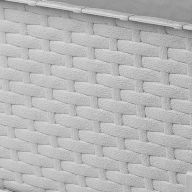 Балконний горщик з ручками Kadax Castro K8203 3 шт. Світло-сірий - зображення 2