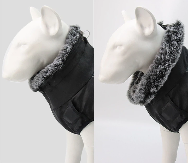 Куртка для великих собак Актив 5XL Чорно-білий - Фото 5 Куртка для великих собак Актив 5XL Чорно-білий - зображення 5