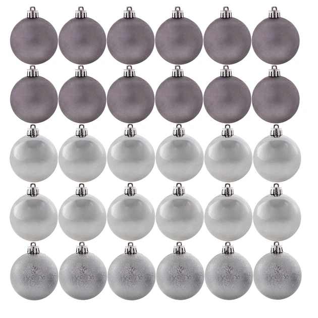 Zestaw bombek choinkowych Kadax 30 szt (5906638309315) - obraz 2