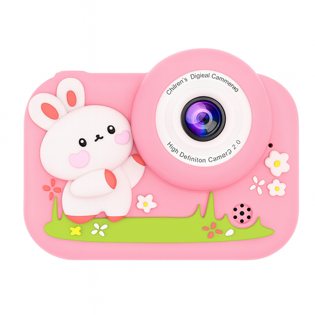 Детский фотоаппарат M03 RABBIT Full HD возраст от 3 до 8 лет Розовый - Фото 1 Детский фотоаппарат M03 RABBIT Full HD возраст от 3 до 8 лет Розовый - изображение 1