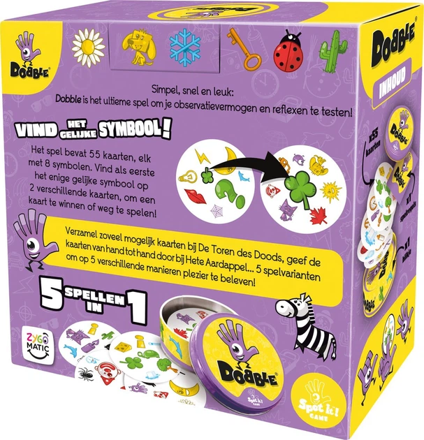 Настільна гра Asmodee Dobble Classic (3558380043874) - зображення 6