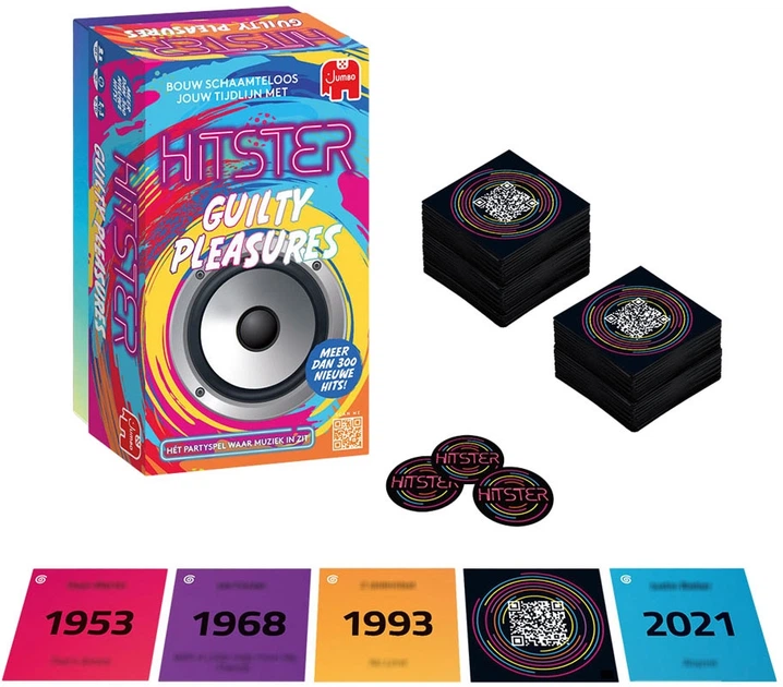 Настільна гра Jumbo Hitster: Guilty pleasures (голландське видання) (8710126199534) - зображення 2