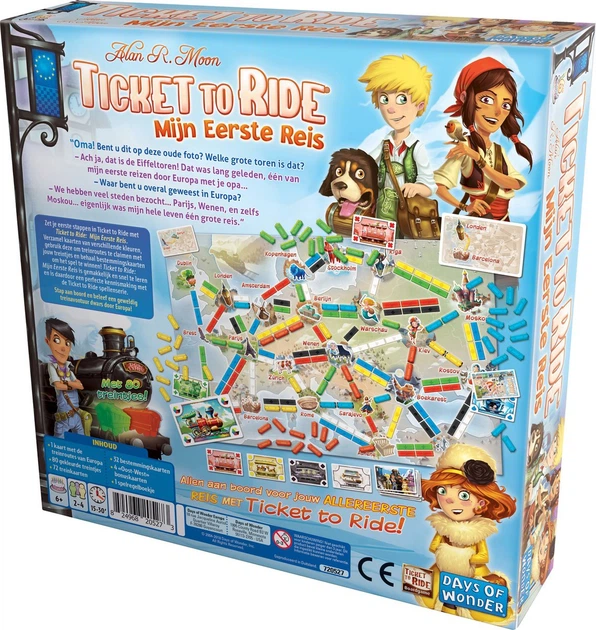 Gra planszowa Asmodee Ticket to ride: My first journey (edycja niemiecka) (0824968205273) - obraz 2