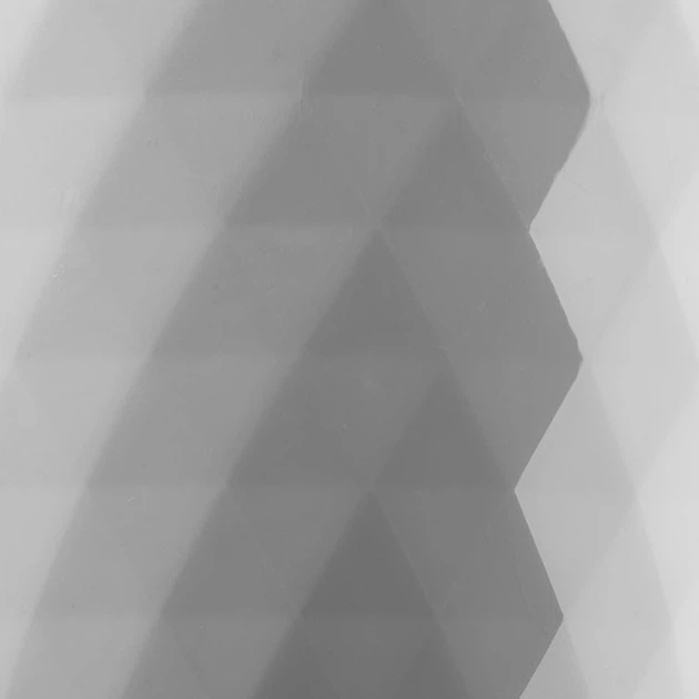 Квітковий горщик з блюдцем Amily 20 см 3 шт. Сірий (K8154) - зображення 5