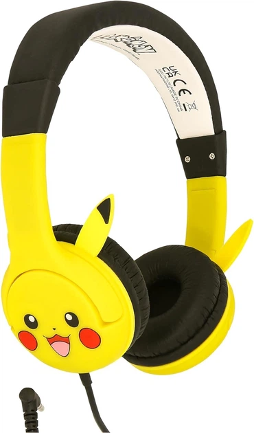 Навушники OTL Pokemon Pikachu Ears Yellow/Black (5055371628402) - зображення 5