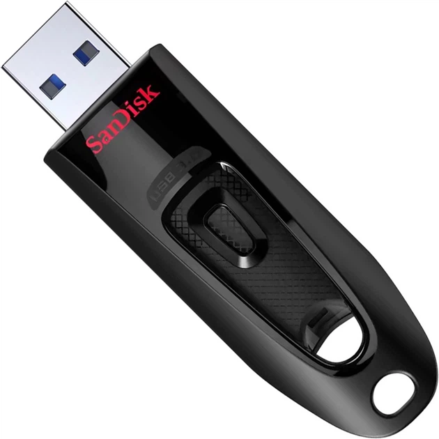 Pendrive USB Sandisk ULTRA 64 GB USB Black (3-Pack) (SDCZ48-064G-G46T) - obraz 2