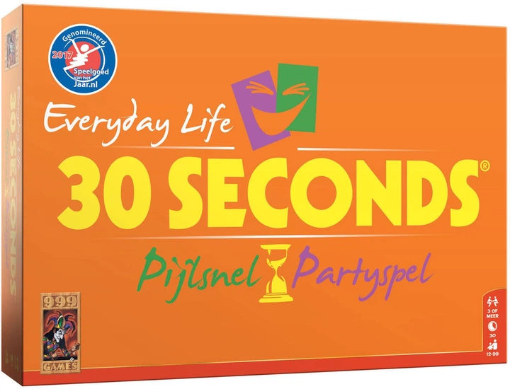 Настільна гра 999 Games 30 Seconds: Everyday Life (голландське видання) (8719214422998) - зображення 1