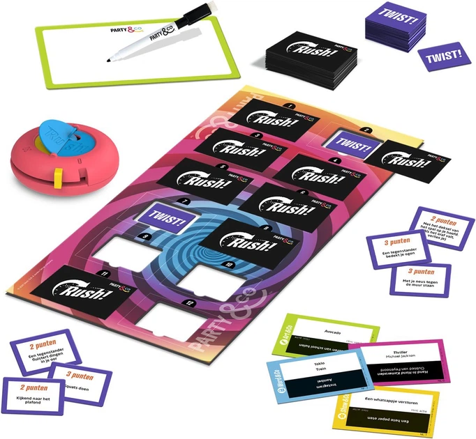 Gra planszowa Jumbo Party and Co.: Rush (edycja holenderska) (8710126003022) - obraz 4