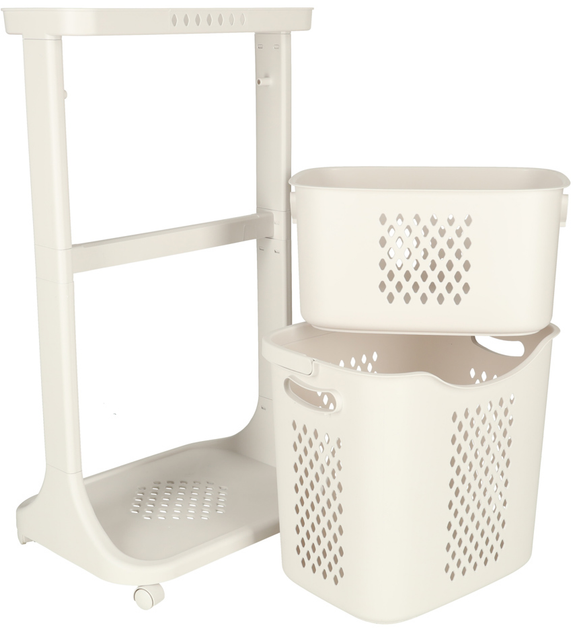 Контейнери для зберігання KIK подвійні на колесах (5903039747470) - зображення 1