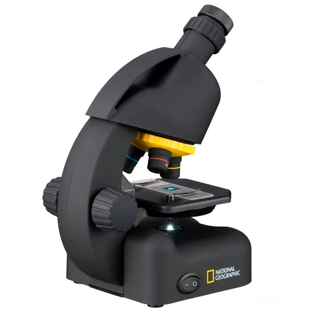 Микроскоп 40x-800x National Geographic Biolux детский для опытов Черный - изображение 2