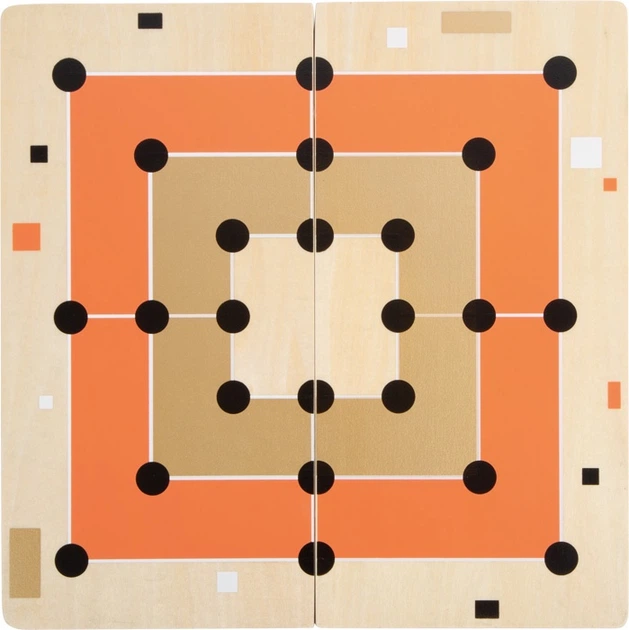 Gra planszowa Small Foot 2 w 1 Solitaire and mill game (edycja chińska) (4020972122209) - obraz 8