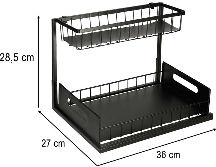 Półka kuchenna KIK metalowa z wysuwaną szufladą (5903039756267) - obraz 6