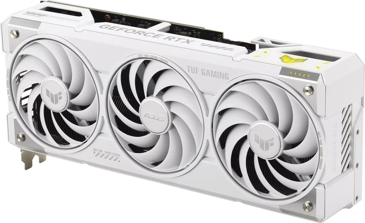Відеокарта ASUS PCI-Ex GeForce RTX 5070 Ti TUF Gaming BTF White OC Edition 16GB GDDR7 (256bit) (2610/28000) (2 x HDMI, 3 x DisplayPort) (TUF-RTX5070TI-O16G-BTF-WHITE) - зображення 2