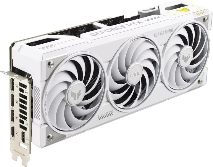 Відеокарта ASUS PCI-Ex GeForce RTX 5070 Ti TUF Gaming BTF White OC Edition 16GB GDDR7 (256bit) (2610/28000) (2 x HDMI, 3 x DisplayPort) (TUF-RTX5070TI-O16G-BTF-WHITE) - зображення 3