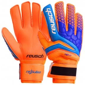 Перчатки вратарские с защитой пальцев REUSCH FB-915 размер: 10 Цвет: Оранжевый-синий - Фото 1 Перчатки вратарские с защитой пальцев REUSCH FB-915 размер: 10 Цвет: Оранжевый-синий - изображение 1