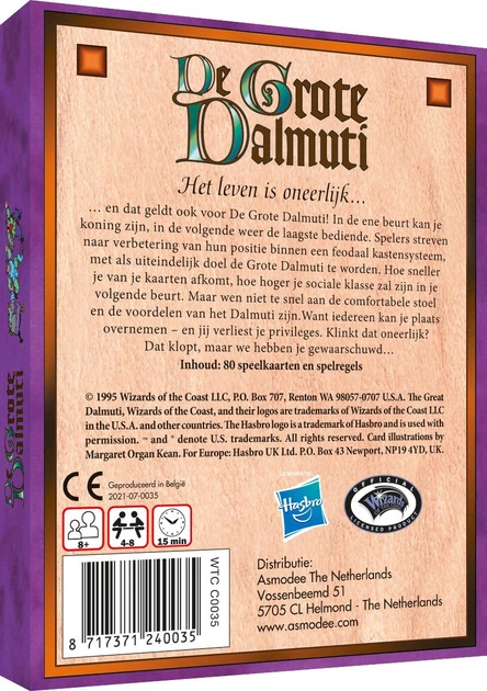 Настільна гра Asmodee The Great Dalmuti (голландське видання) (8717371240035) - зображення 2