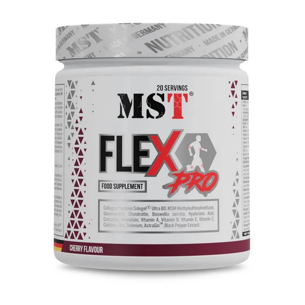 Хондропротектор MST FleX Pro 300 г Cherry - Фото 1 Хондропротектор MST FleX Pro 300 г Cherry - зображення 1