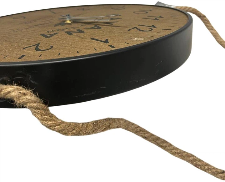 Zegar ścienny Atmosphera Cuba 40 cm Brązowy (3560237553320) (955555909595900) - Outlet - obraz 3