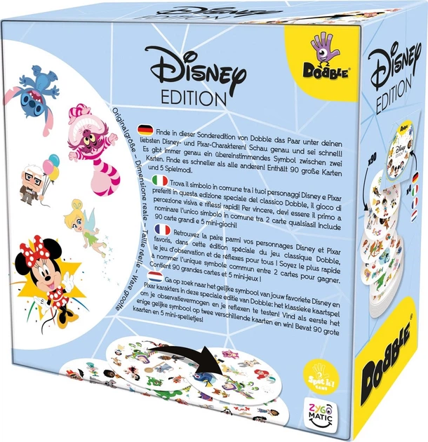 Настільна гра Asmodee Dobble: Disney 100th Anniversary (3558380099390) - зображення 4