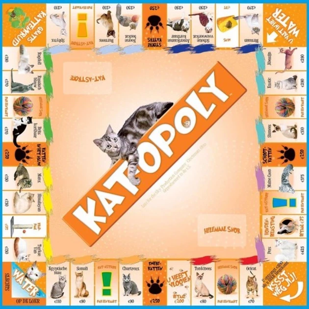Настільна гра Late for the Sky Cat-Opoly (голландське видання) (730799550065) - зображення 3