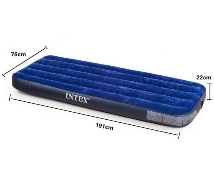 Надувной матрас Intex 64756, 76 x 191 x 25 cм. Одноместный - изображение 10