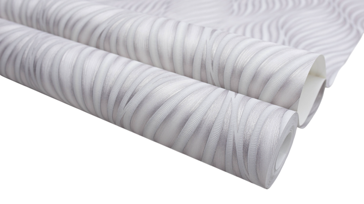 Tapeta winylowa na flizelinie Sintra Grey Blue Leaves 0.53 x 10.05 m Ciemnoszara (4824001698082) - obraz 3