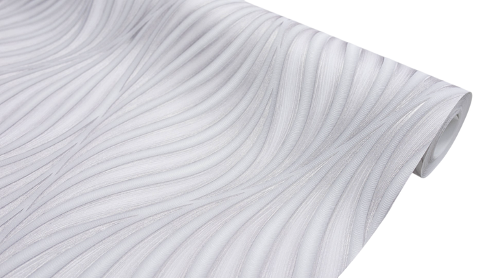 Tapeta winylowa na flizelinie Sintra Grey Blue Leaves 0.53 x 10.05 m Ciemnoszara (4824001698082) - obraz 4