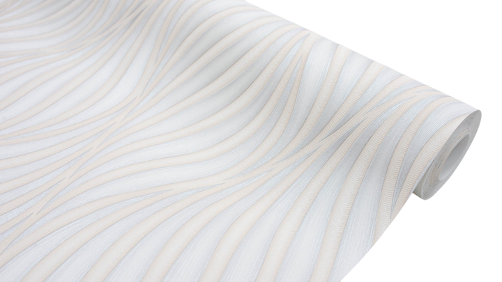 Tapeta winylowa na flizelinie Sintra Grey White Leaves 0.53 x 10.05 m Szara (4824001698105) - obraz 4