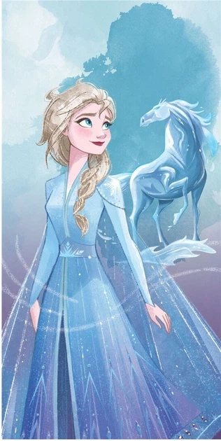 Пляжний рушник 4Kids only Крижане Серце 70 x 140 см (5407010074925) - зображення 1