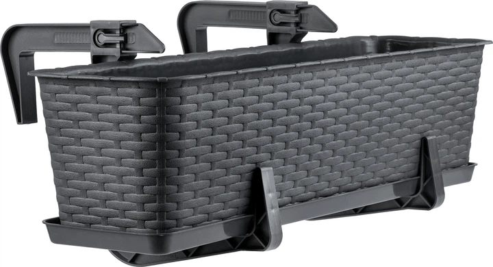 Skrzynka balkonowa z uchwytami Kadax Frette K2877 Antracytowy - obraz 3