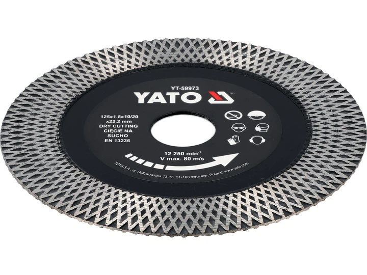Tarcza do ceramiki Yato YT-59973 125 mm (5906083119361) - obraz 3