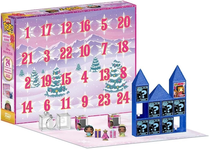 Адвент-календар Funko Bitty Pop Countdown Calendar Disney Princess 2025 87001 (889698870016) (955555914292295) - Уцінка - зображення 2