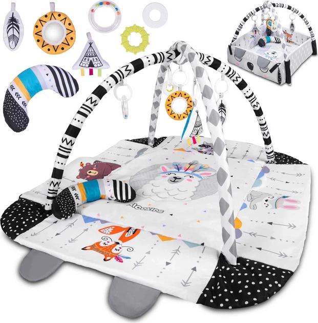 Інтерактивний навчальний килимок Ricokids 110 x 100 см Boho 7318 (5908220476337) (955555911698809) - Уцінка - зображення 8