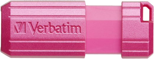 Pendrive Verbatim PinStripe 128 GB USB 2.0 Pink (23942494607) - obraz 2
